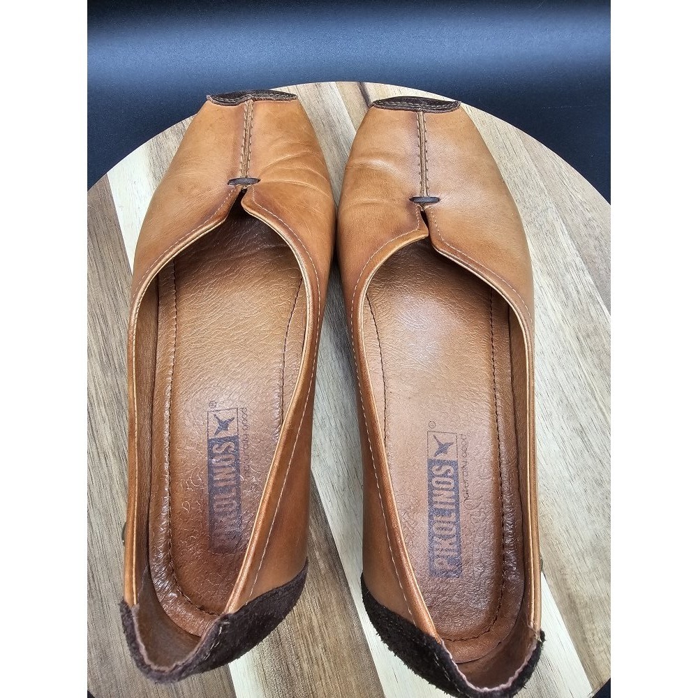 Pikolinos Womens Size 36 Brown Leather Slip On Pumps US Size 6 - Picture 5 of 9